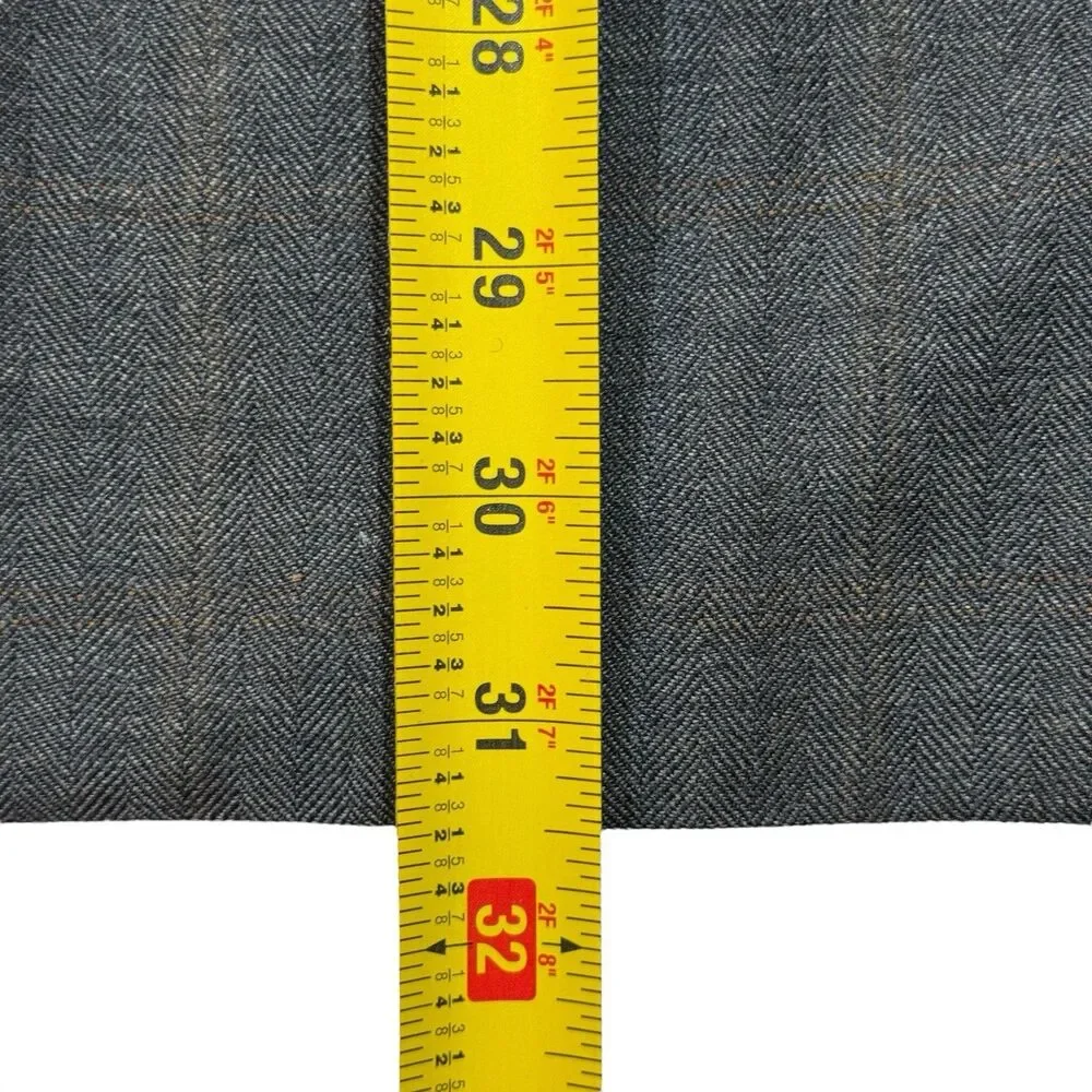 Herringbone Joseph Abboud Nordstrom 44R‎ Wool Windowpane Sport Coat USA
